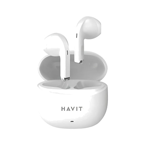 Audífonos TWS Havit TW941 blancos · vista 1 de 5
