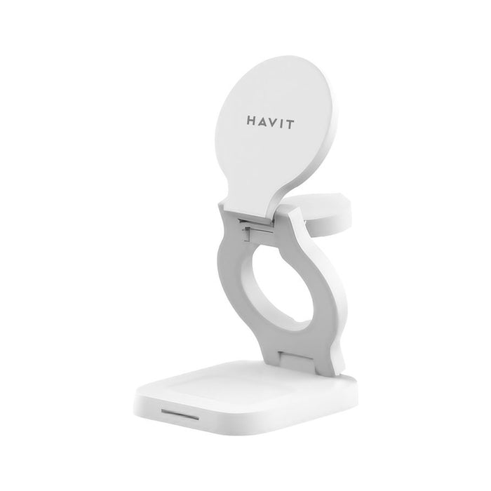 Stand de carga 3 en 1 Havit W3038 blanco